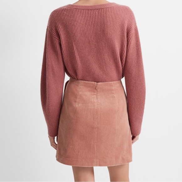 Club Monaco Corduroy Mini Skirt - Blush - Picture 2 of 10